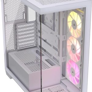 CORSAIR 3500X ARGB Mid-Tower ATX PC Case – Panoramic Tempered Glass
