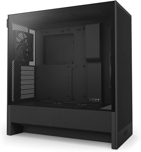 NZXT H5 Flow 2024 - Compact ATX Mid-Tower PC Gaming Case - High Airflow
