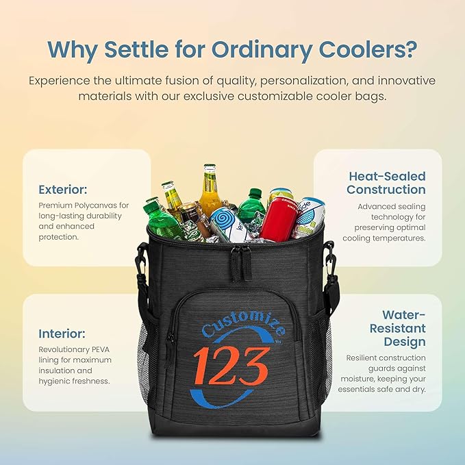 Custom Soft Cooler Bag - Personalize Your Insulated Bag - Image 2