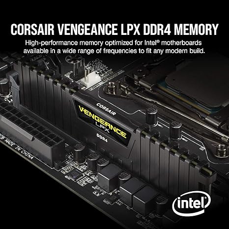 CORSAIR VENGEANCE LPX DDR4 RAM 32GB (2x16GB) 3200MHz CL16-20-20-38 1.35V Intel AMD Desktop - Image 2