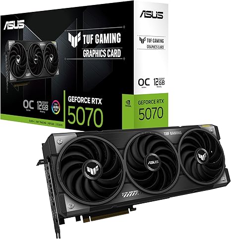 ASUS TUF Gaming GeForce RTX ™ 5070 12GB GDDR7 OC Edition Gaming Graphics Card